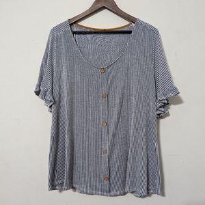 Ruffle Short Sleeve Top